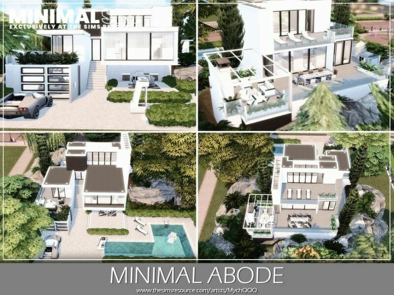 Minimalsim – Minimal Abode By Mychqqq 6 sims 4 cc minimalsim minimal abode by mychqqq 3