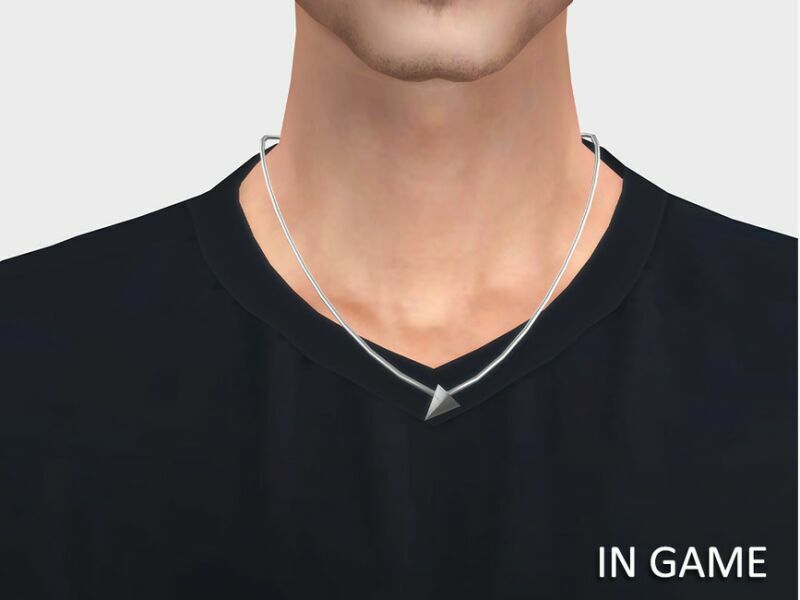 Minimalsim Stan Necklace By Wisteriasims 2 sims 4 cc minimalsim stan necklace by wisteriasims 2