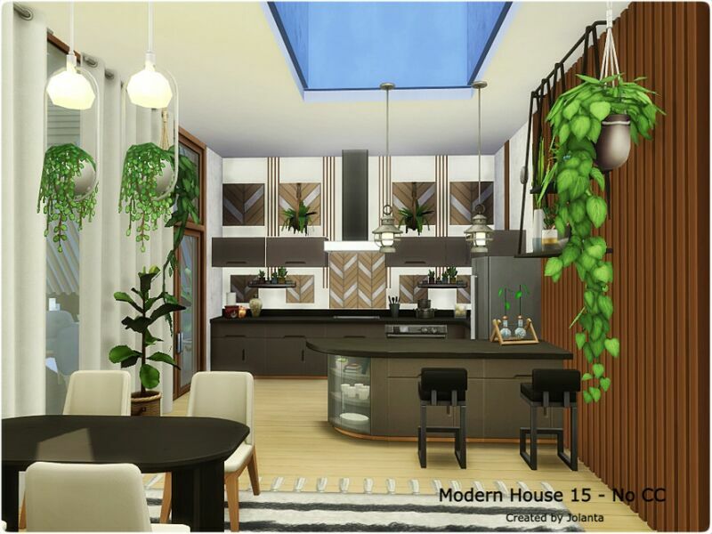 Modern House 15 – NO CC By Jolanta 5 sims 4 cc modern house 15 no cc by jolanta 4