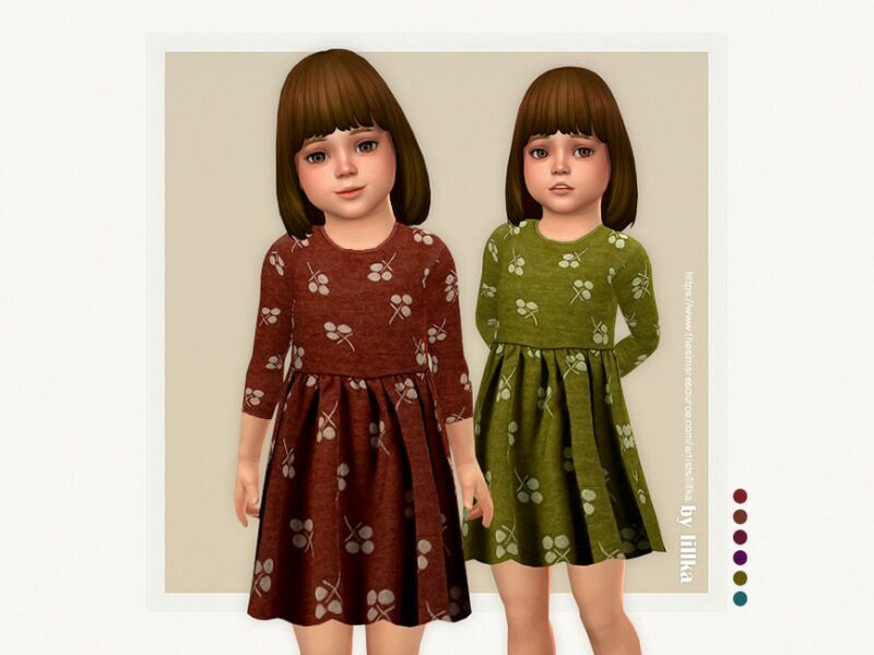 Morena Dress By Lillka 1 Morena Dress By Lillka Sims 4 CC
