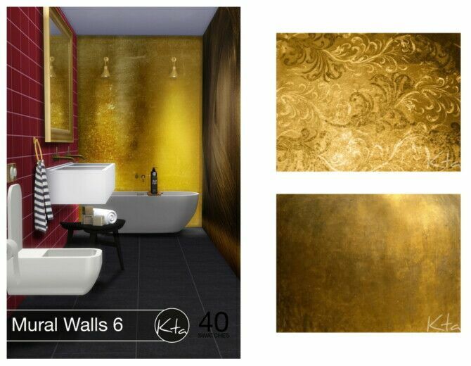 Mural Walls 6 By Ktasims 1 Mural Walls 6 By Ktasims Sims 4 CC
