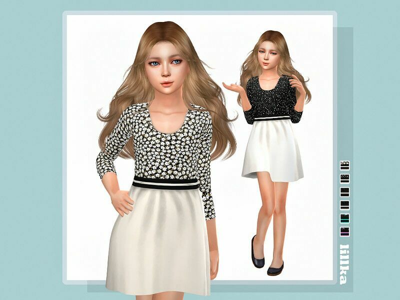 Myriam Dress By Lillka 1 Myriam Dress By Lillka Sims 4 CC