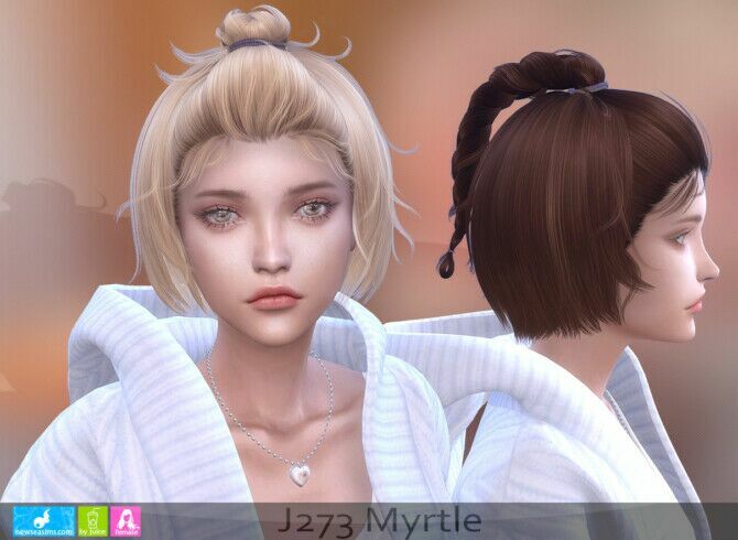 Myrtle Hair 1 Myrtle Hair Sims 4 CC