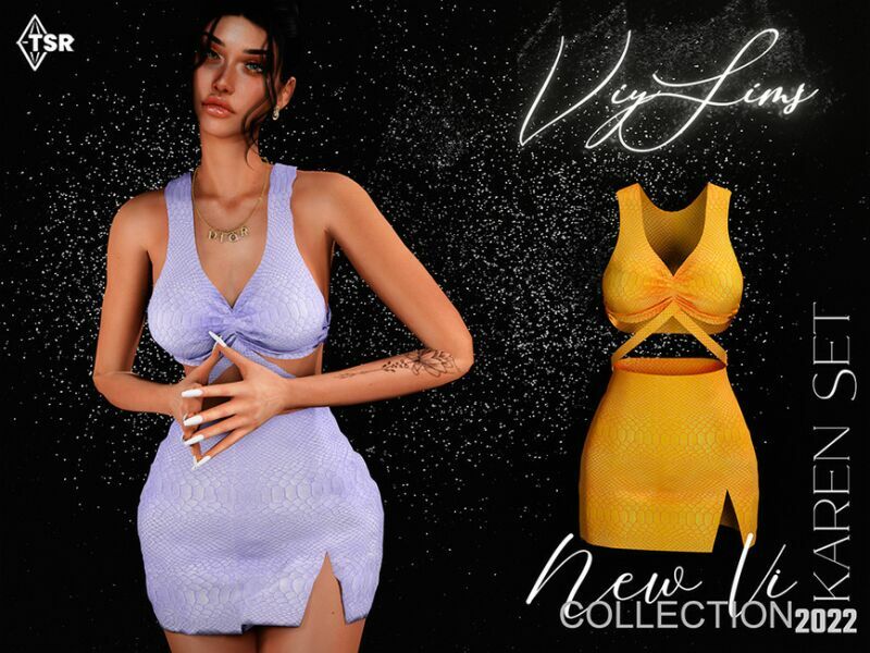 NEW VI Collection – Karen SET 1 NEW VI Collection – Karen SET Sims 4 CC