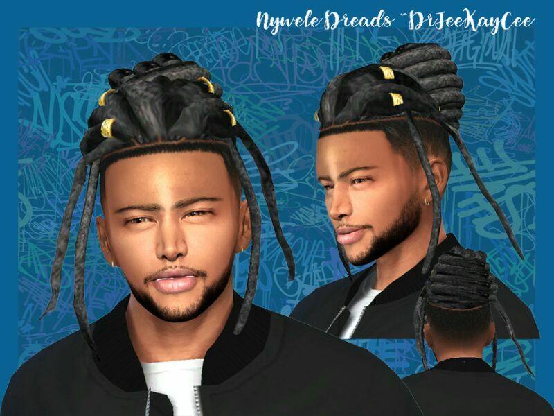 Nywele Dreads By Drteekaycee 1 Nywele Dreads By Drteekaycee Sims 4 CC