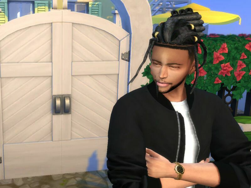 Nywele Dreads By Drteekaycee 4 sims 4 cc nywele dreads by drteekaycee 2