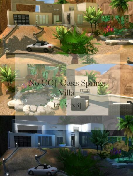 Oasis Springs Villa |CC Free By Mrsbarbiex3 1 Oasis Springs Villa |CC Free By Mrsbarbiex3 Sims 4 CC