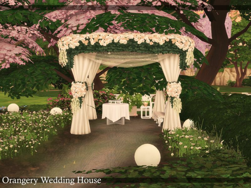 Orangery Wedding House | Nocc By Simzmora 7 sims 4 cc orangery wedding house nocc by simzmora 2
