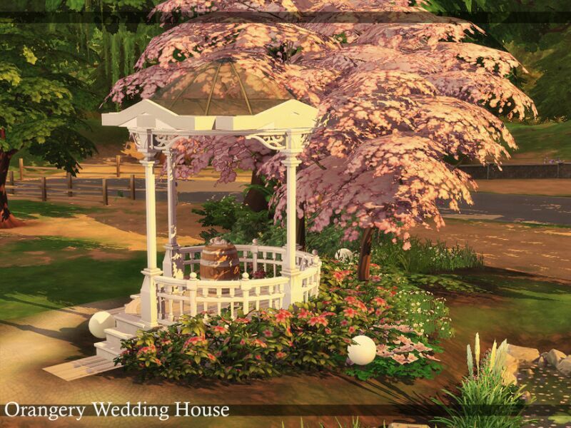 Orangery Wedding House | Nocc By Simzmora 6 sims 4 cc orangery wedding house nocc by simzmora 3