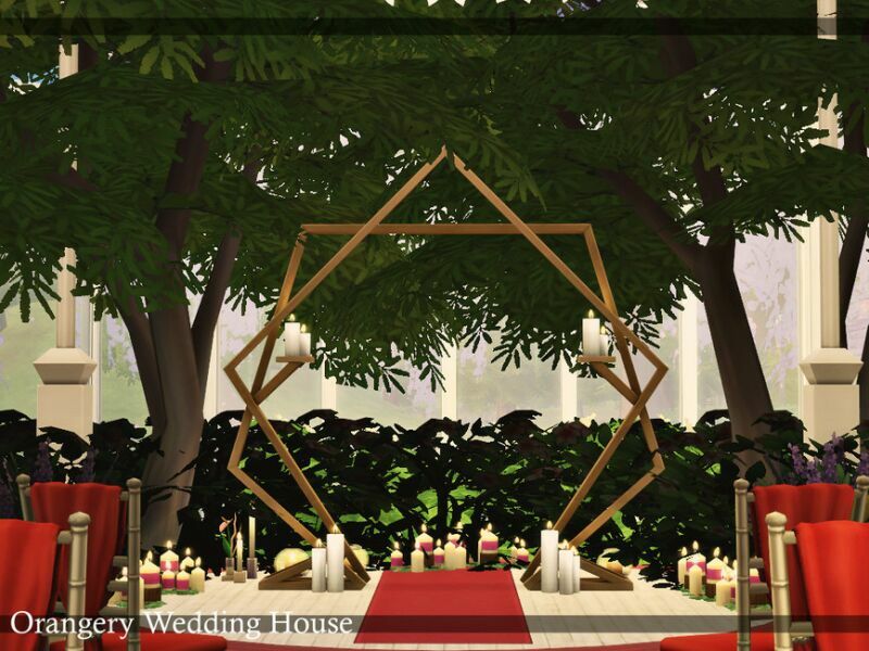 Orangery Wedding House | Nocc By Simzmora 5 sims 4 cc orangery wedding house nocc by simzmora 4