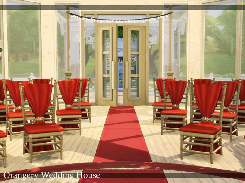 Orangery Wedding House | Nocc By Simzmora 4 sims 4 cc orangery wedding house nocc by simzmora 5