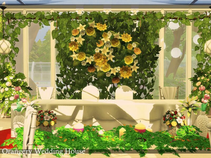 Orangery Wedding House | Nocc By Simzmora 3 sims 4 cc orangery wedding house nocc by simzmora 6