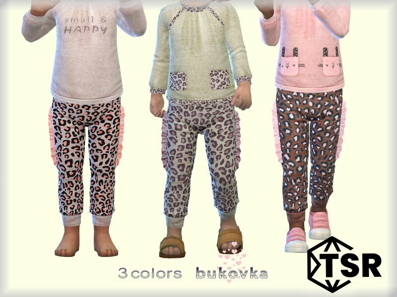 Pants Small & Happy By Bukovka 1 Pants Small & Happy By Bukovka Sims 4 CC