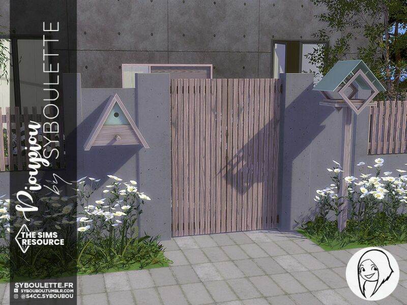 Pioupiou SET By Syboubou 1 Pioupiou SET By Syboubou Sims 4 CC