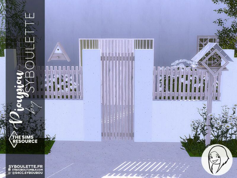 Pioupiou SET By Syboubou 5 sims 4 cc pioupiou set by syboubou 2