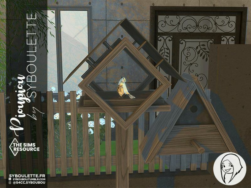 Pioupiou SET By Syboubou 4 sims 4 cc pioupiou set by syboubou 3