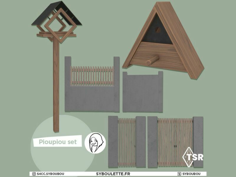 Pioupiou SET By Syboubou 2 sims 4 cc pioupiou set by syboubou 5