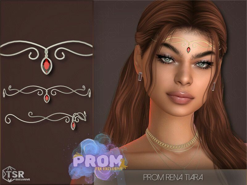 Prom Rena Tiara By Playerswonderland 1 Prom Rena Tiara By Playerswonderland Sims 4 CC