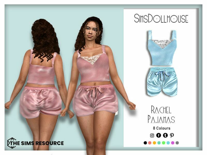 Rachel Pajamas By Simsdollhouse 1 Rachel Pajamas By Simsdollhouse Sims 4 CC