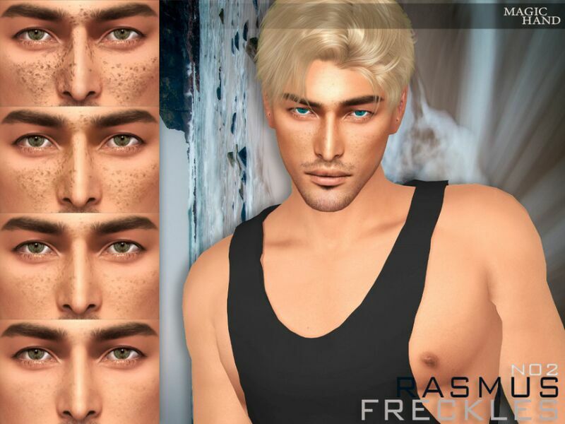 Rasmus Freckles N02 By Magichand 1 Rasmus Freckles N02 By Magichand Sims 4 CC