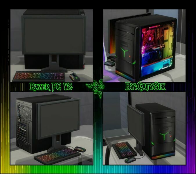Razer PC V2 By Catysix 1 Razer PC V2 By Catysix Sims 4 CC