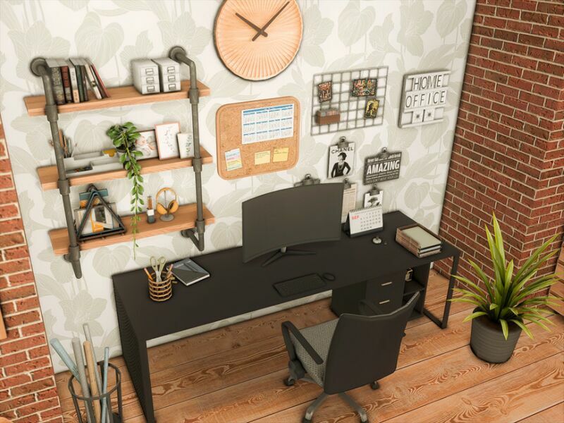 Ruben Office (TSR Only CC) By Xogerardine 2 sims 4 cc ruben office tsr only cc by xogerardine 3