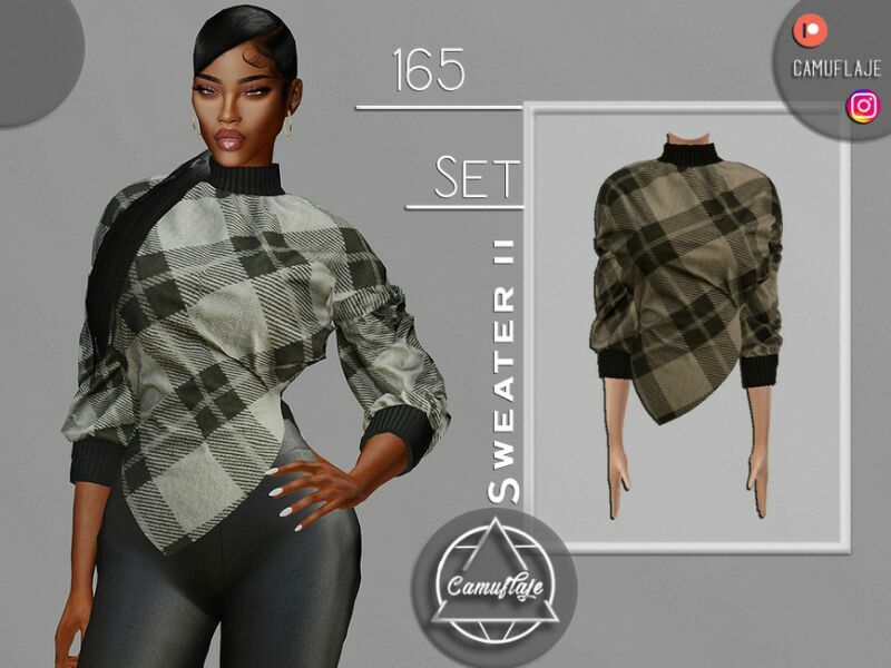 SET 165 – Sweater II By Camuflaje 1 SET 165 – Sweater II By Camuflaje Sims 4 CC
