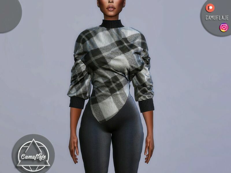 SET 165 – Sweater II By Camuflaje 2 sims 4 cc set 165 sweater ii by camuflaje 2