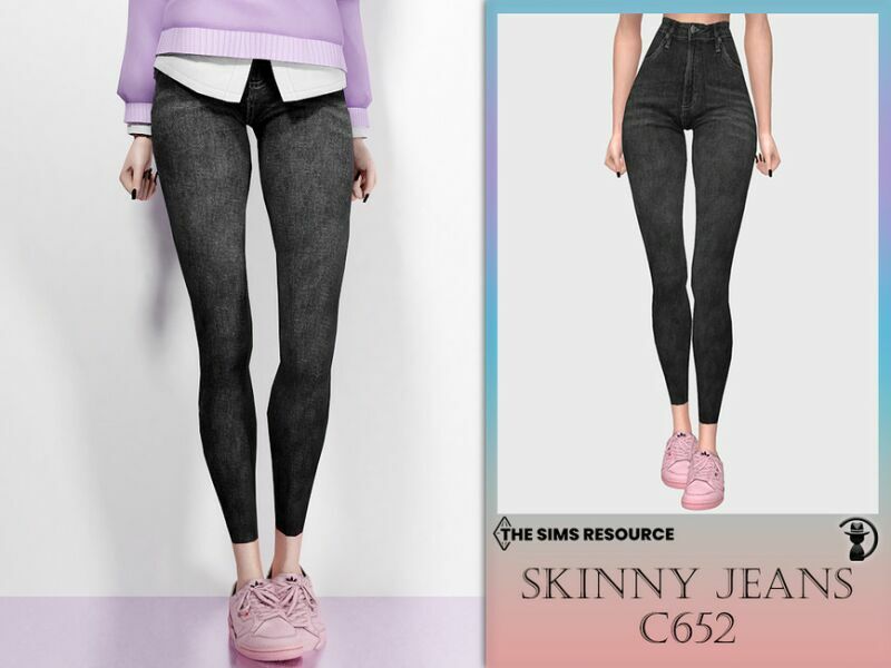 Skinny Jeans C652 By Turksimmer 1 Skinny Jeans C652 By Turksimmer Sims 4 CC