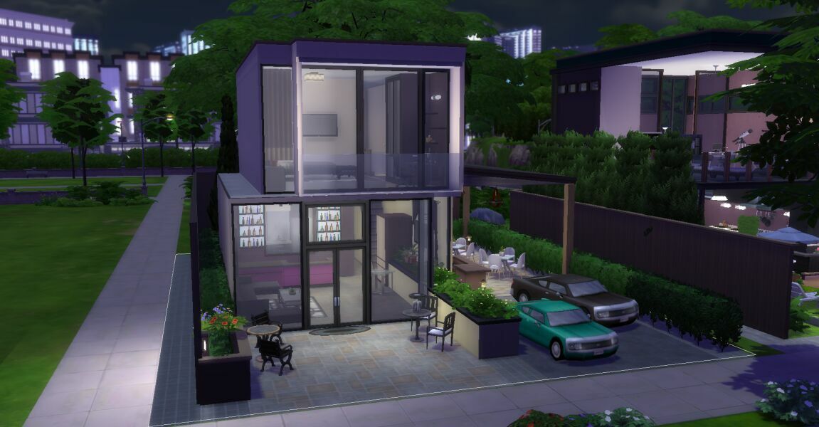 Small Modern Enclosure By Emcreativesite 1 Small Modern Enclosure By Emcreativesite Sims 4 CC