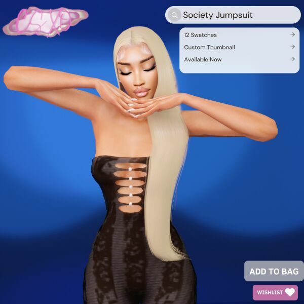 Society Jumpsuit 2 sims 4 cc society jumpsuit 3