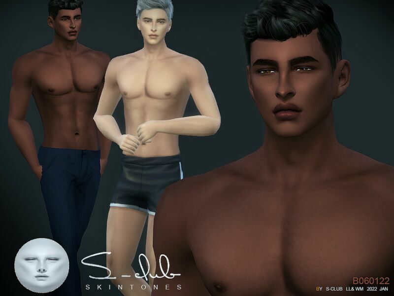 Soft Nature Overlay MAN Skin By S-Club By S-Club 1 Soft Nature Overlay MAN Skin By S-Club By S-Club Sims 4 CC