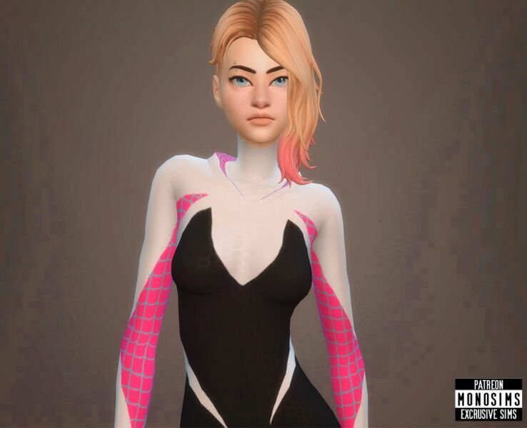 Spidergwen By Monosims 4 sims 4 cc spidergwen by monosims 3