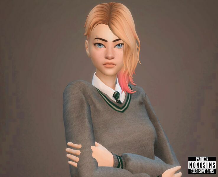 Spidergwen By Monosims 3 sims 4 cc spidergwen by monosims 4