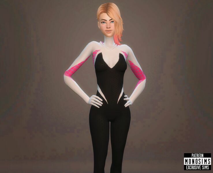 Spidergwen By Monosims 2 sims 4 cc spidergwen by monosims 5
