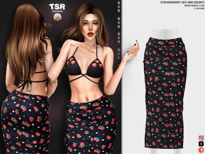 Starwberryset-480 (Skirt) BD1265 By Busra-Tr 1 Starwberryset-480 (Skirt) BD1265 By Busra-Tr Sims 4 CC