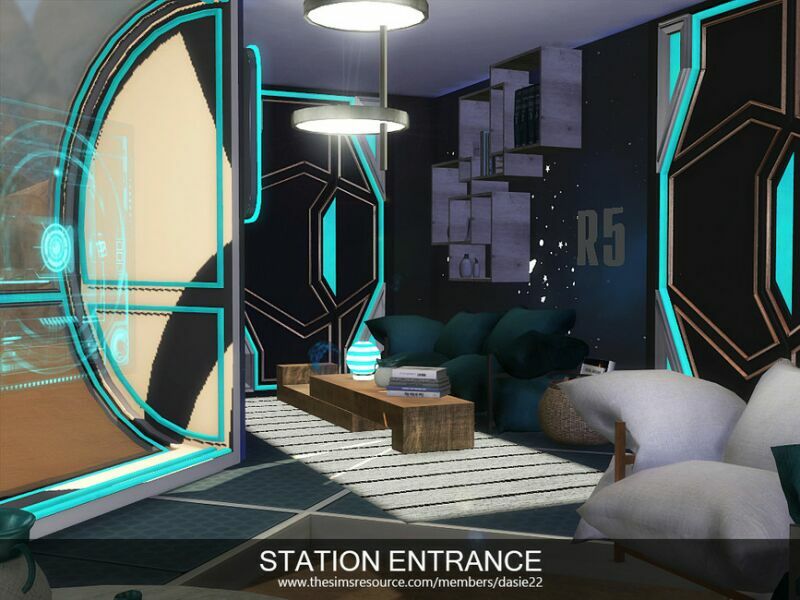 Station Entrance By Dasie2 4 sims 4 cc station entrance by dasie2 3