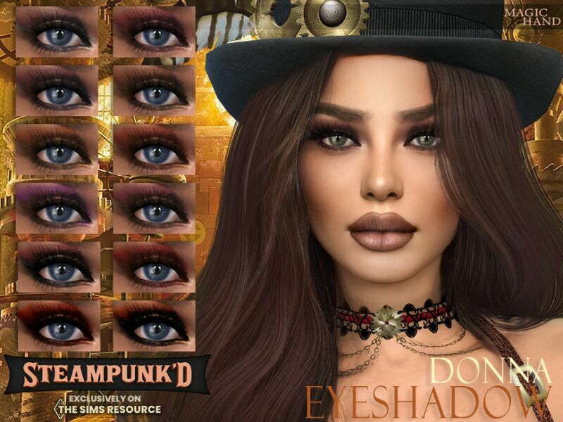 Steampunked – Donna Eyeshadow N23 By Magichand 1 Steampunked – Donna Eyeshadow N23 By Magichand Sims 4 CC