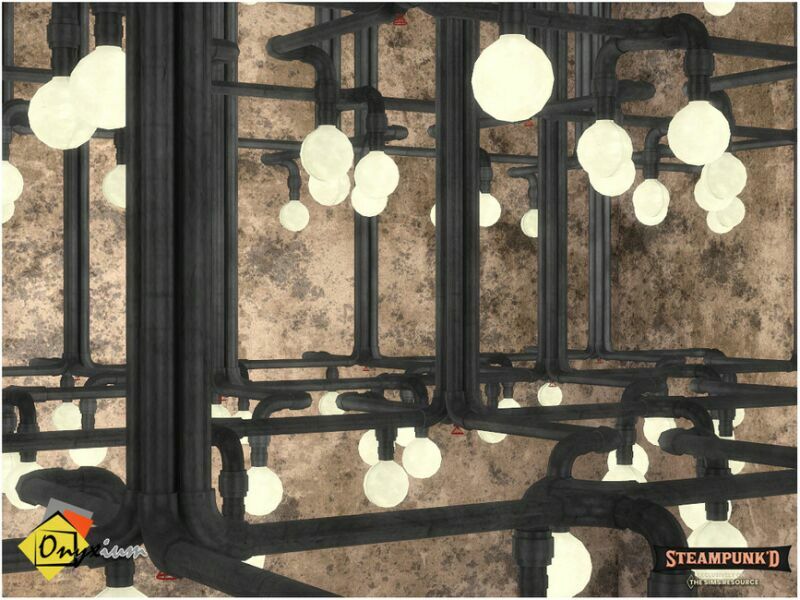 Steampunked – Nautilus Lightings By Onyxium 2 sims 4 cc steampunked nautilus lightings by onyxium 4