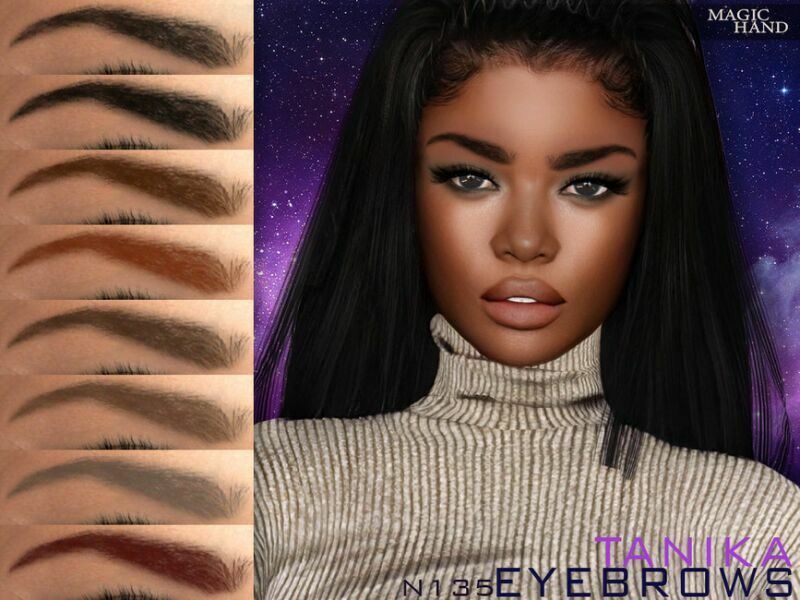 Tanika Eyebrows N135 By Magichand 1 Tanika Eyebrows N135 By Magichand Sims 4 CC