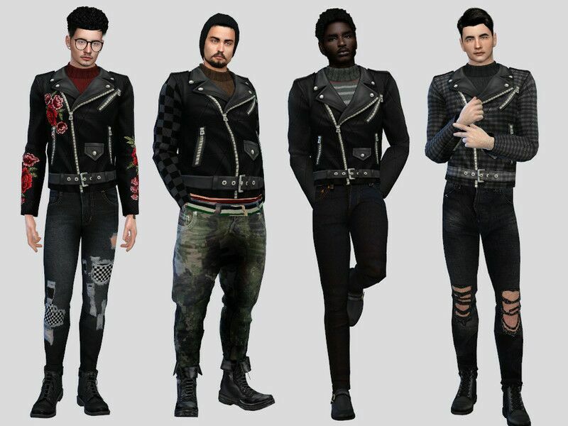 Tanner Jacket (Moschino SP) 1 Tanner Jacket (Moschino SP) Sims 4 CC