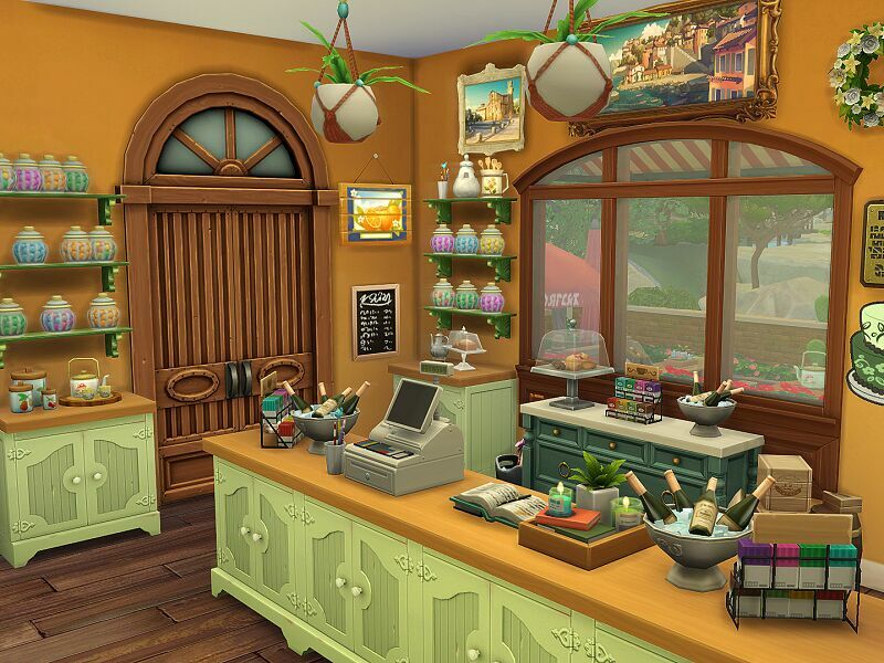 Tartosa Bakery – NO CC By Flubs79 4 sims 4 cc tartosa bakery no cc by flubs79 4