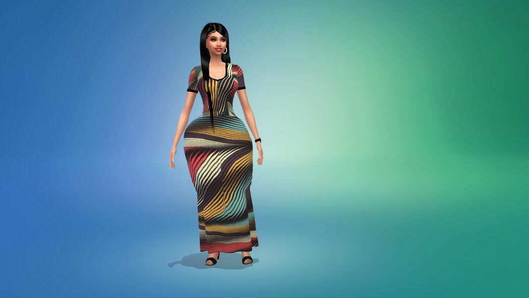 “THE Class Dress” Long Dress By VTK By VTK 7 sims 4 cc the class dress long dress by vtk by vtk 2
