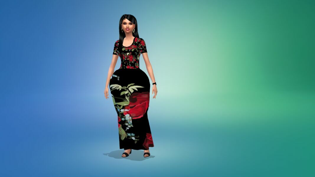 “THE Class Dress” Long Dress By VTK By VTK 4 sims 4 cc the class dress long dress by vtk by vtk 5