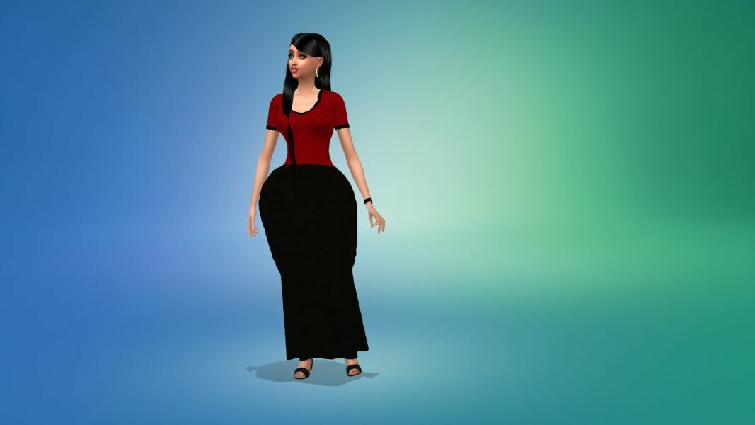 “THE Class Dress” Long Dress By VTK By VTK 2 sims 4 cc the class dress long dress by vtk by vtk 7