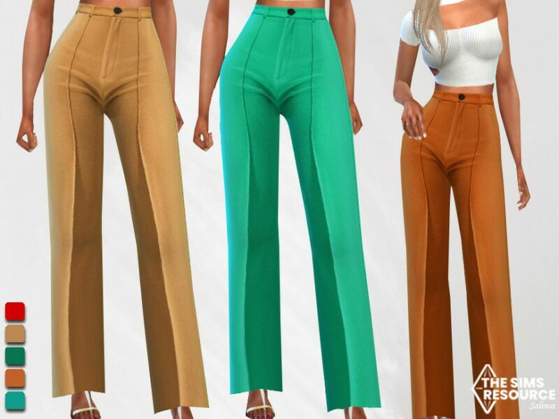 Trendy Oversize Trouser Pants By Saliwa 1 Trendy Oversize Trouser Pants By Saliwa Sims 4 CC
