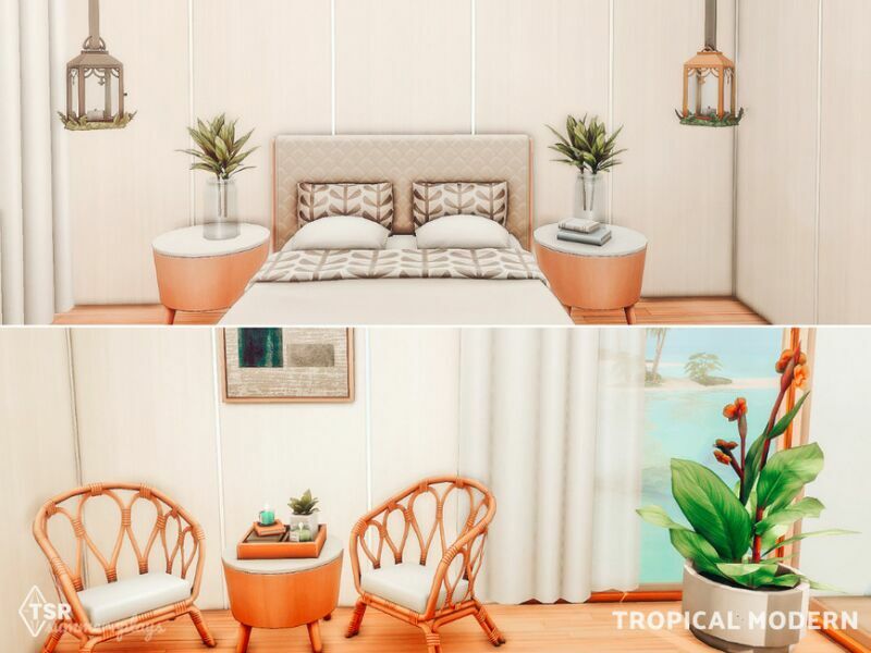 Tropical Modern – OFF The Grid ECO Home 3 sims 4 cc tropical modern off the grid eco home 6
