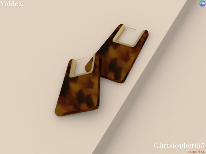 Valdez Earrings By Christopher067 2 sims 4 cc valdez earrings by christopher067 3