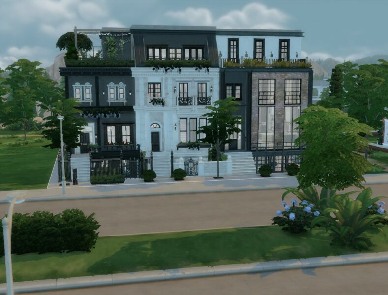 Victoria ST Townhouses 1 Victoria ST Townhouses Sims 4 CC