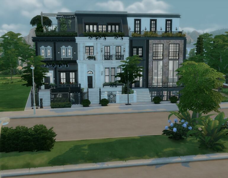 Victoria ST Townhouses 2 sims 4 cc victoria st townhouses 11
